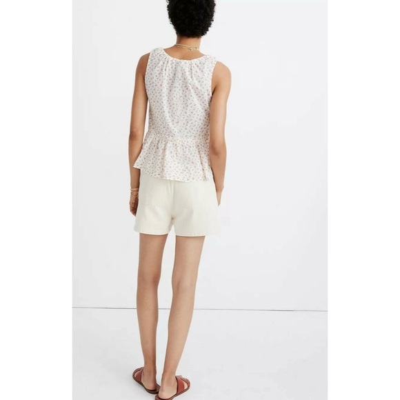 Madewell Shirred Drawstring Tanktop - Picture 3 of 3